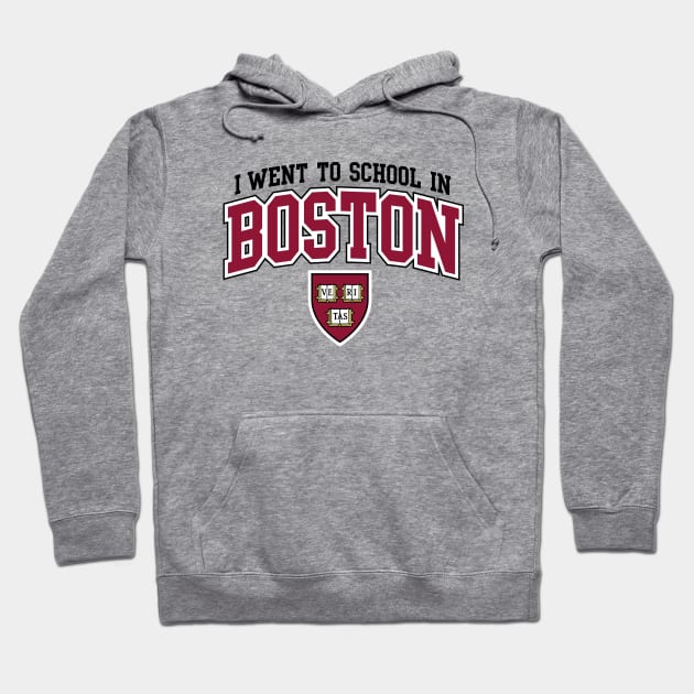 I Went To School In Boston Hoodie by Mouse